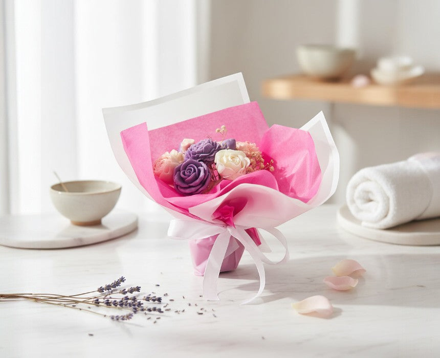 Serenity Bouquet Soap Flower Arrangement