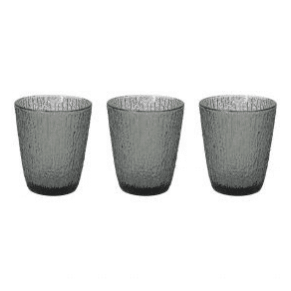The German Outlet, Tognana, Set of 3 Glasses Grigio