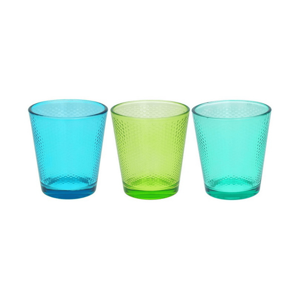 The German Outlet, Tognana, Set of 3 glasses Linea Glass - Golf Summer