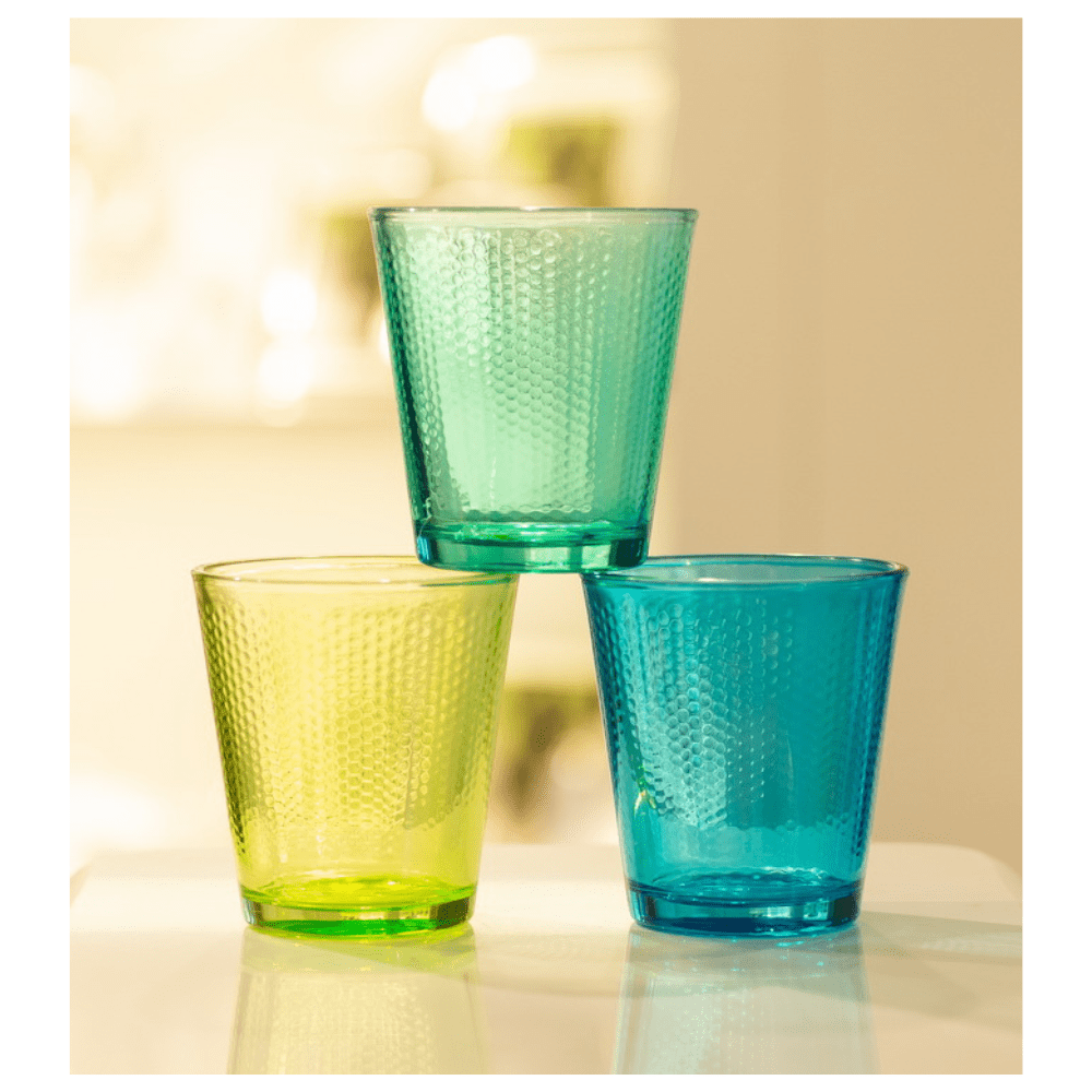 The German Outlet, Tognana, Set of 3 glasses Linea Glass - Golf Summer