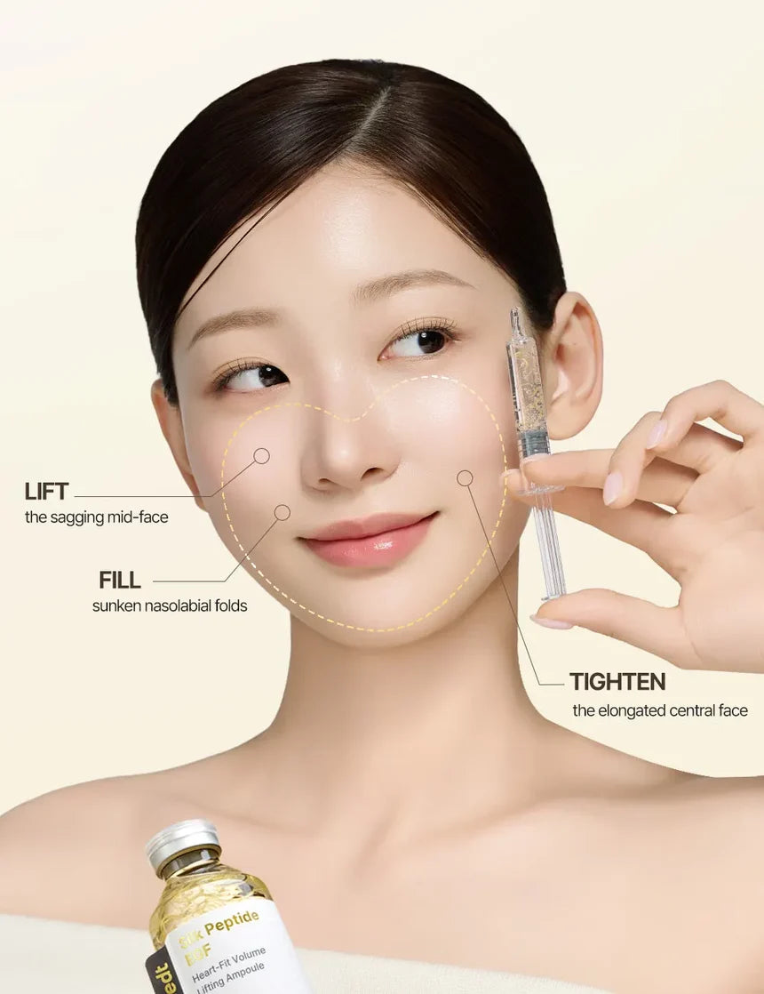 Silk Peptide EGF Heart Fit Volume Lifting Ampoule 40 ml