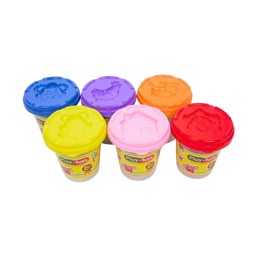 Single Assorted Cup Play Dough by TOY-FUN