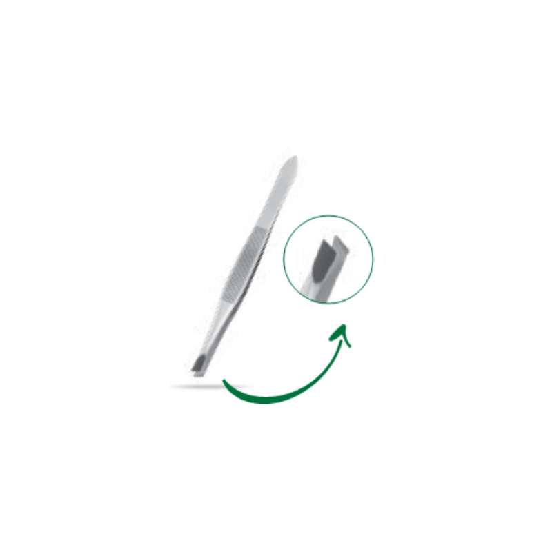 Slant Chrome Tweezer