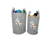 Sleeping Bear Kids Toy Basket