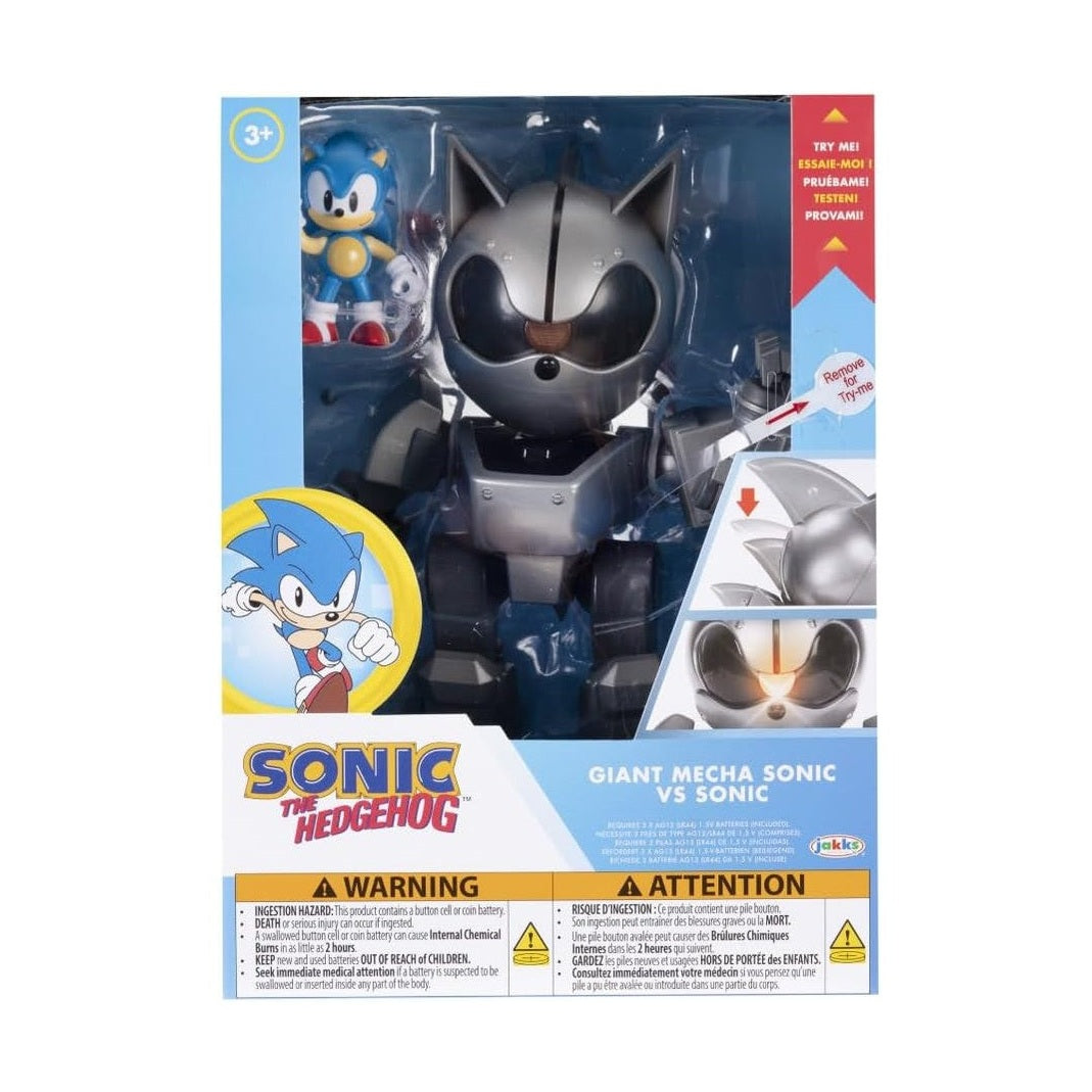 Sonic The Hedgehog Giant Mecha Sonic vs Sonic Battle by JAKKS Pacific