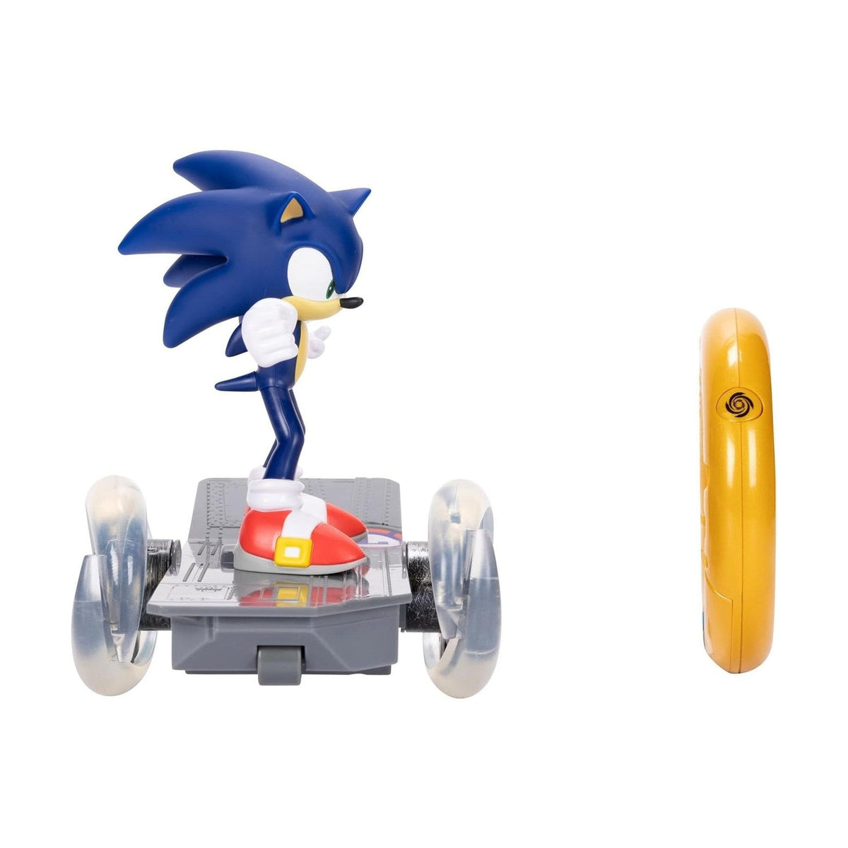 Sonic The Hedgehog Speed RC Skateboard Vehicle with Gold Ring Controller by JAKKS Pacific