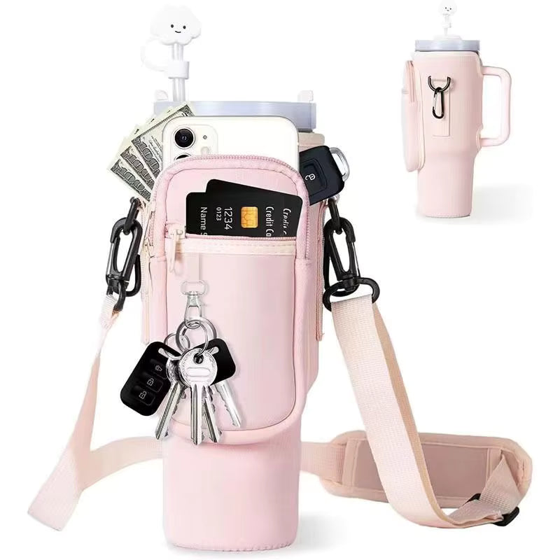 Stanley Bottle Cup Carrier Bag with Pocket