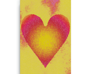 Sun Heart Digital Print Canvas