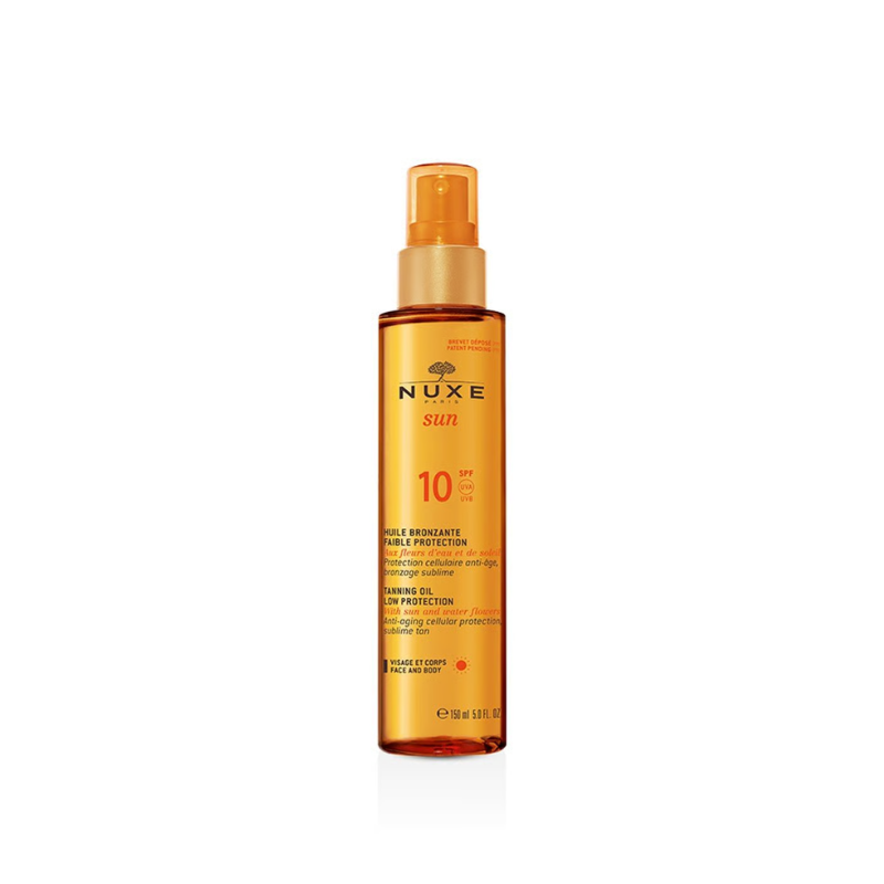 Nuxe Sun Tanning Oil Low Protection Spf10 150 mL