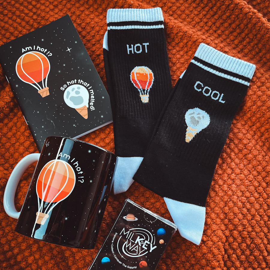 Sun & Moon Socks - Milkey Way Collection