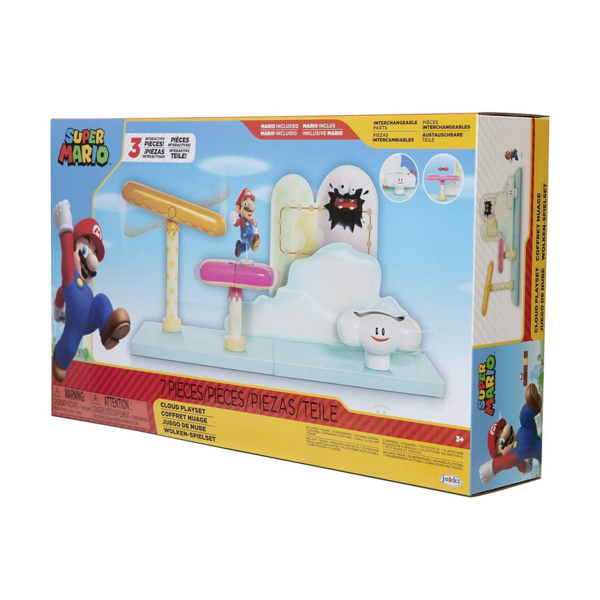 Super Mario Cloud World Diorama Set by JAKKS Pacific