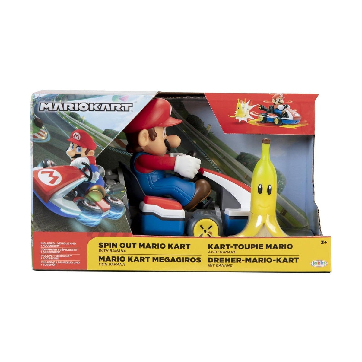 Super Mario Spin Out Mariokart by JAKKS Pacific