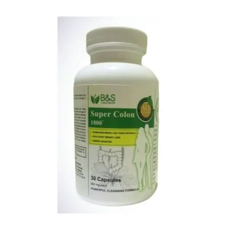 Super Colon 1800 Herbal Supplement 30 Cap
