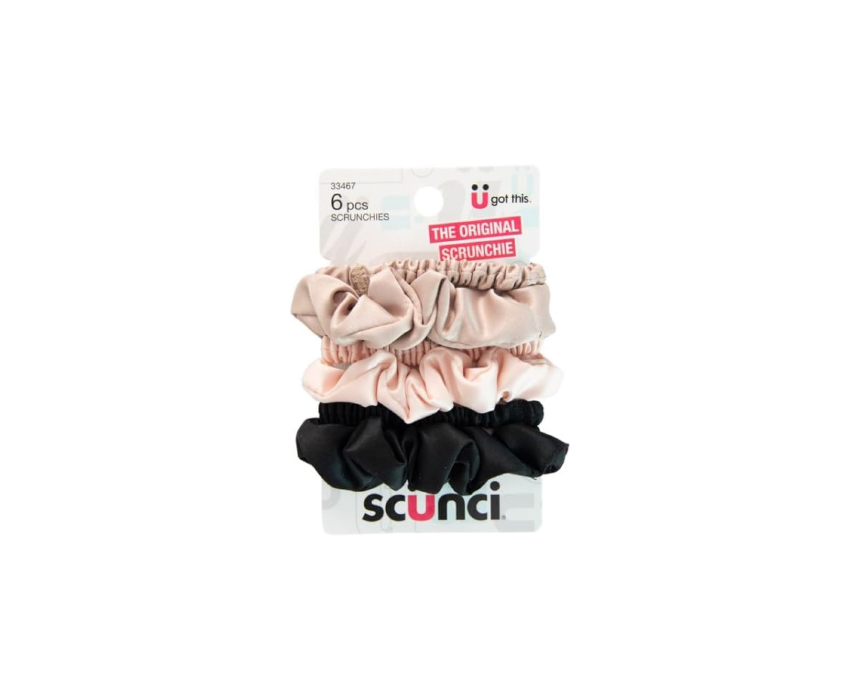 Satin Scrunchies Set of 3