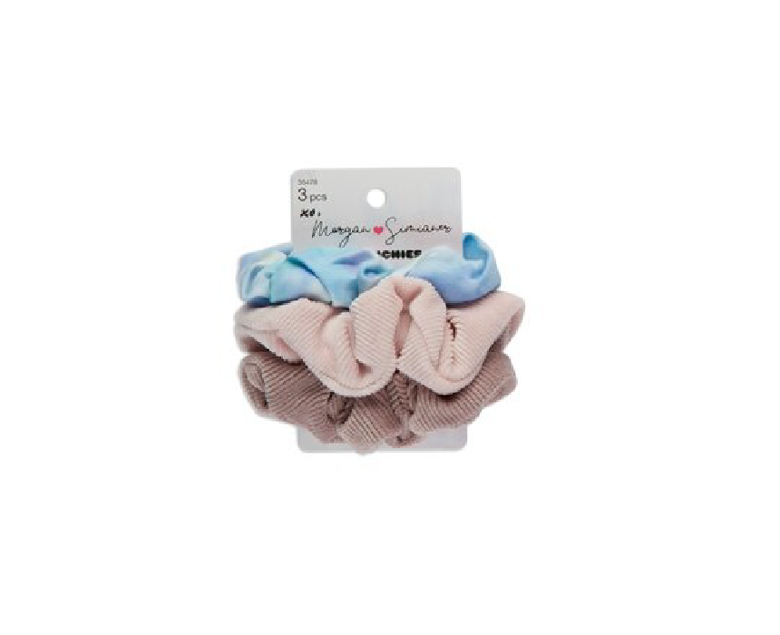 Neutral and Pastel Scrunchies Set of 3