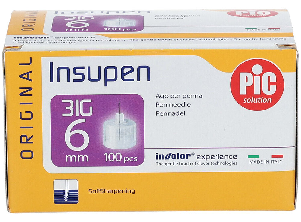 Pic Insupen 6 mm 100 Pieces