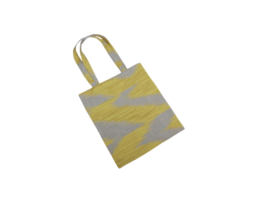 Yellow Purple Pattern Tote Bag