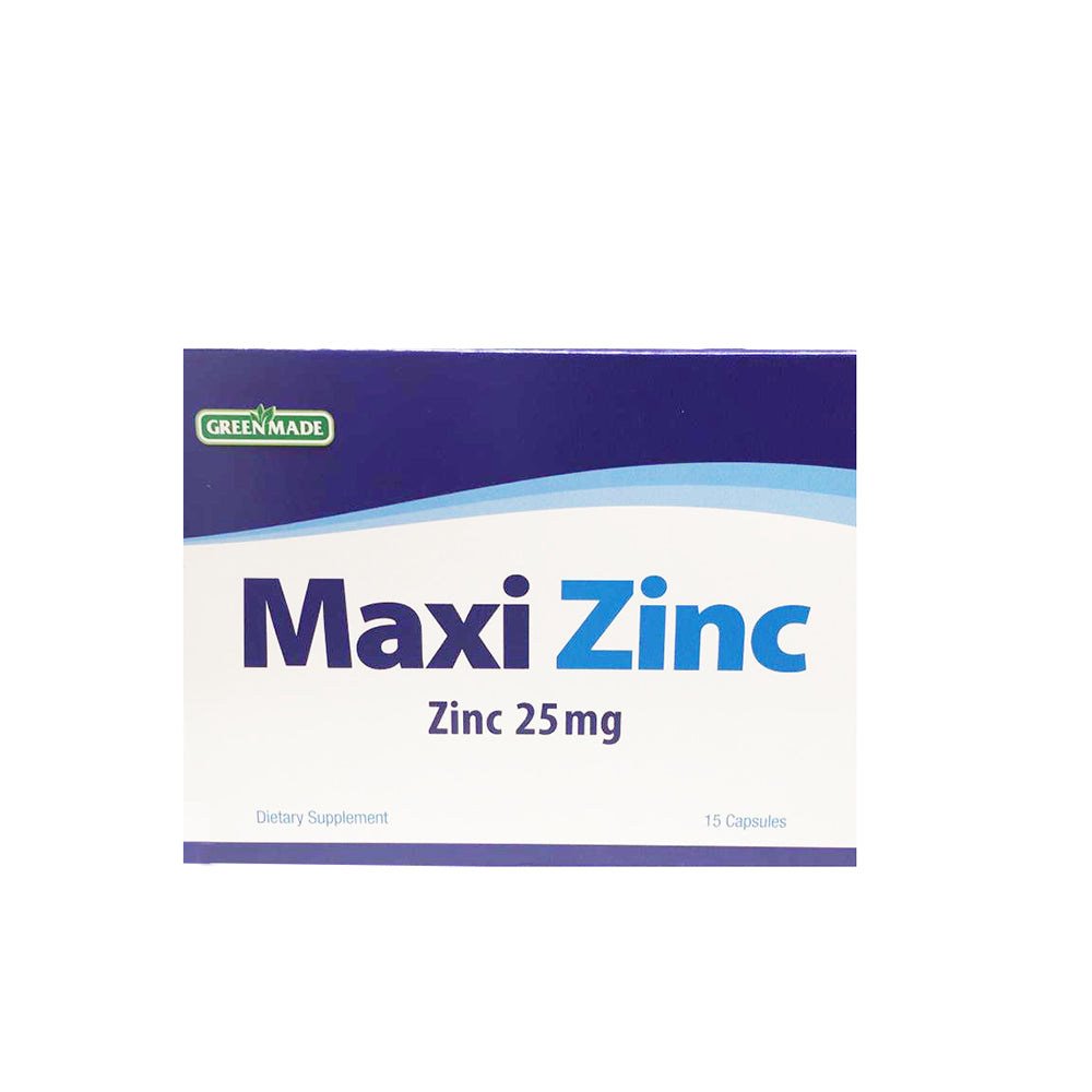 Maxi Zinc Supplement 25mg 15 Capsules