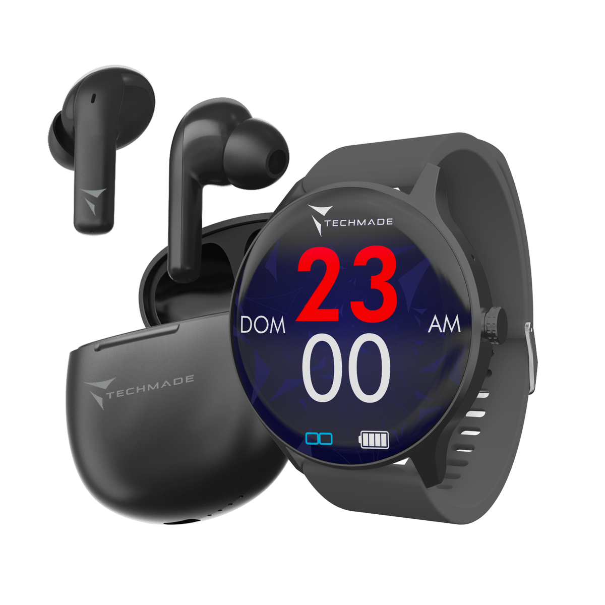 Techmade Watch - SMART-DYNAMIC-BLACK