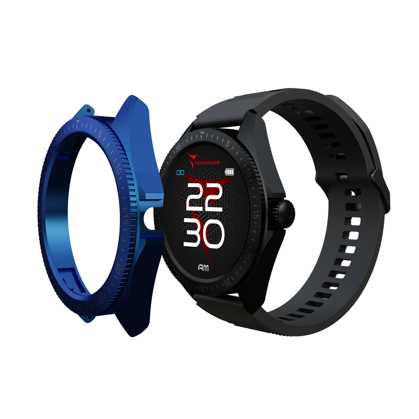 Techmade Watch - SMART-ROCK-BL-BL/BLU