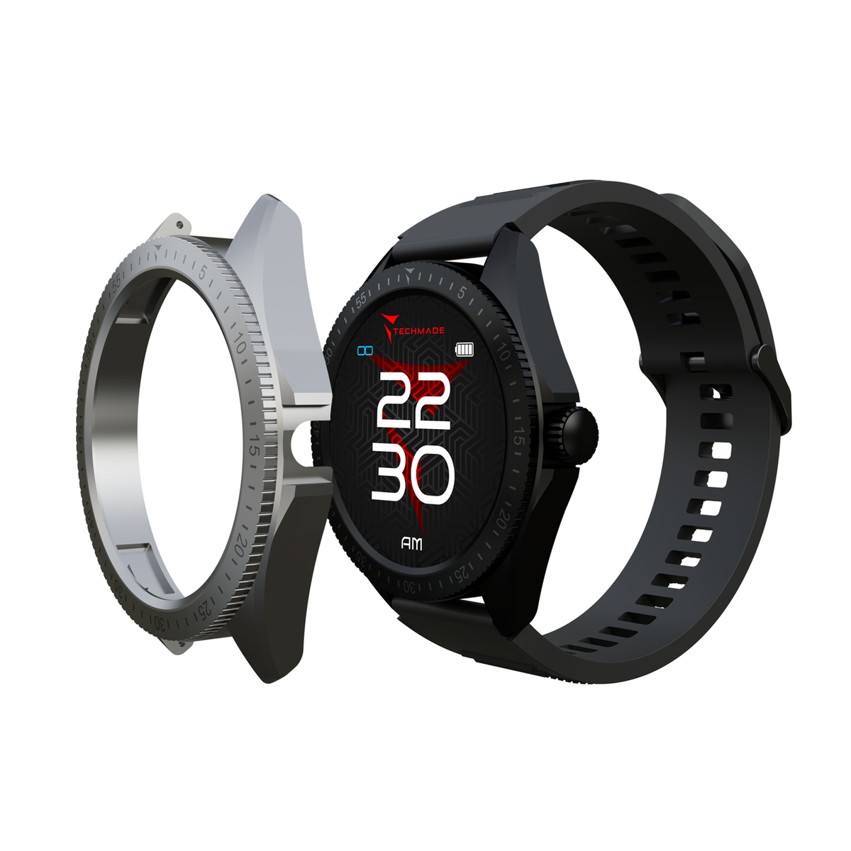 Techmade Watch - SMART-ROCK-BL-BL/SI