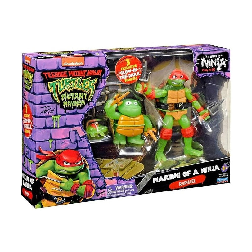 TMNT: Mutant Mayhem Making of a Ninja Raphael by Playmates Toys
