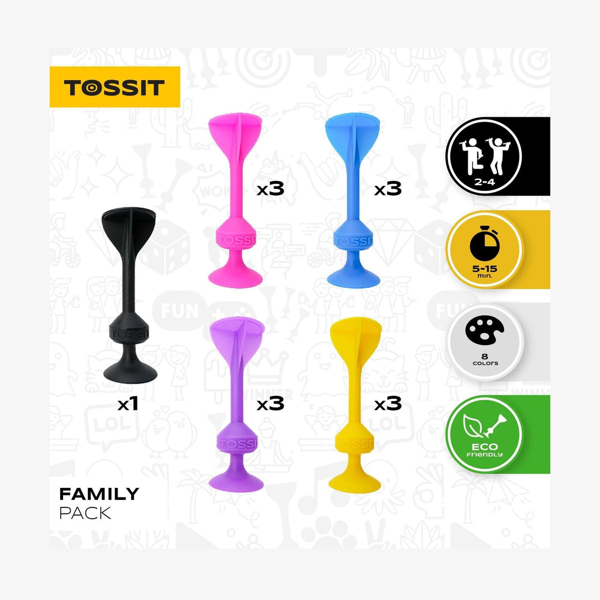 TOSSIT FAMILY PACK by Superheated Neurons