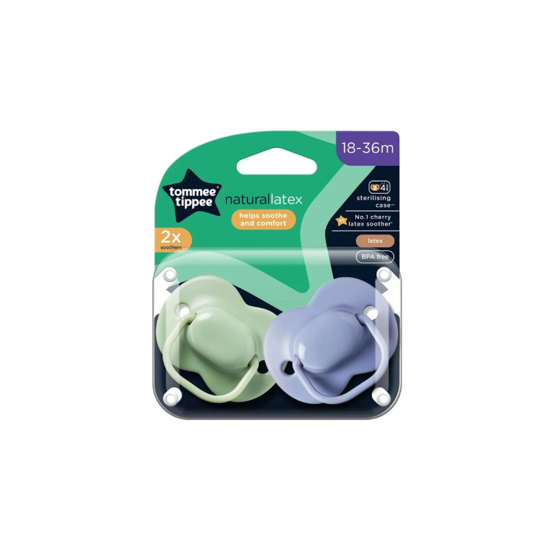 TT 2x 18-36M Cherry Latex Soother