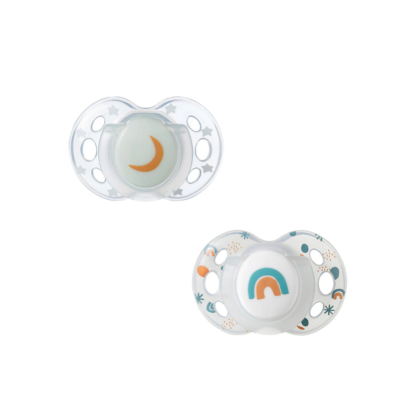 Tommee Tippee 2x Night Soothers Glow in the Dark