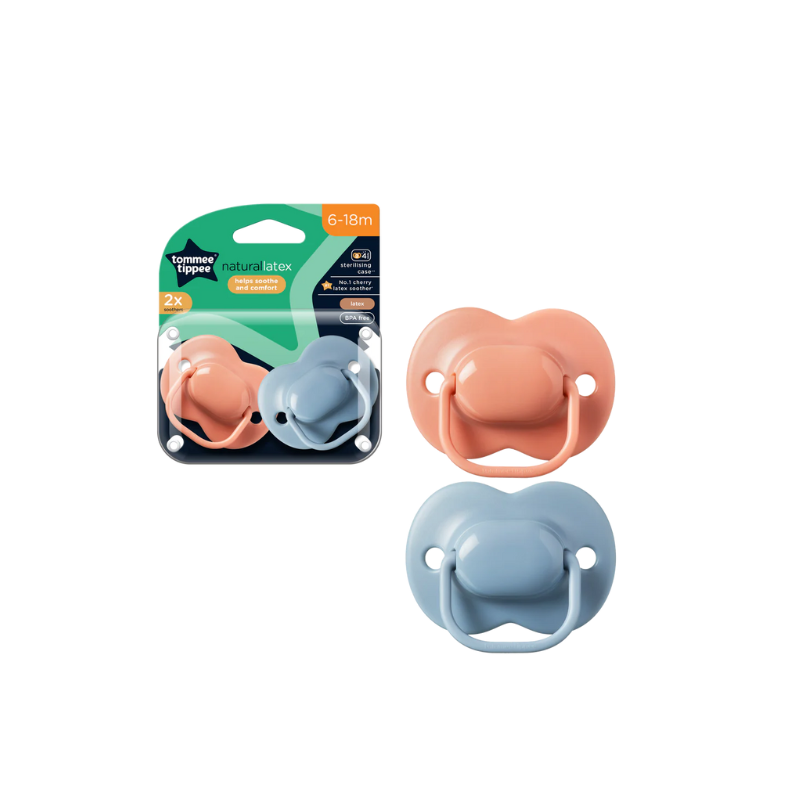 TT 2x 6-18M Cherry Latex Soother LL