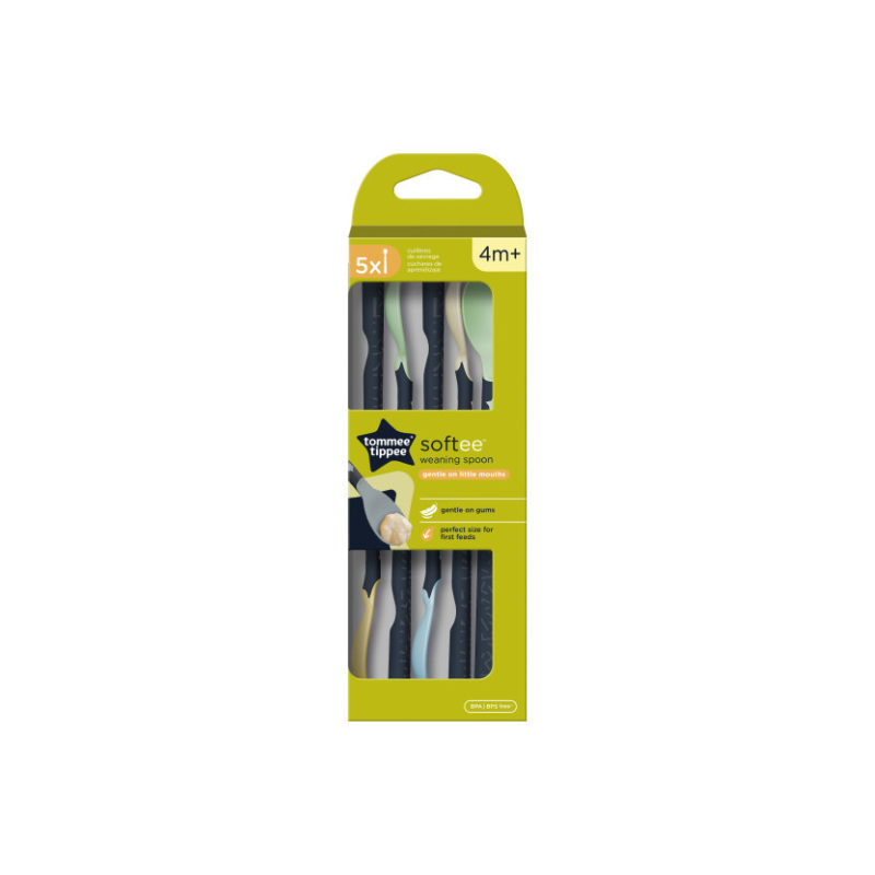Tommee Tippee Softee Weaning Spoons 5 Pack