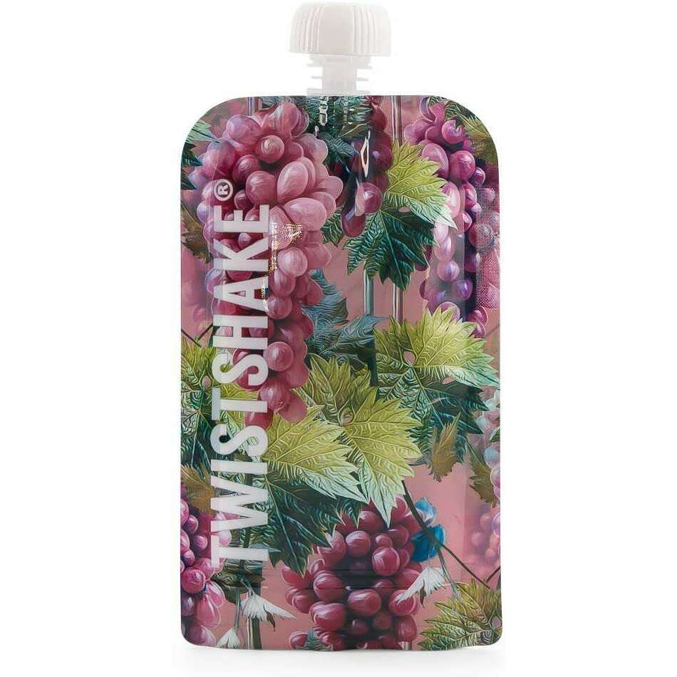 The German Outlet, Twistshake, 5x Squeeze Bag 100ml & 220ml Fruit