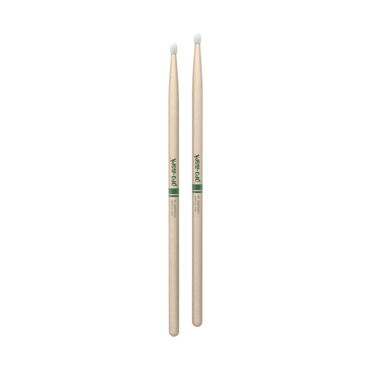 Promark 2B Forward Raw Hickory Nylon Drumsticks