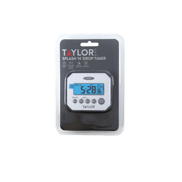 Taylor Pro Splash N Drop Digital Timer thermometer Taylor Pro Splash N Drop Digital Timer Taylor Pro Splash N Drop Digital Timer KitchenCraft