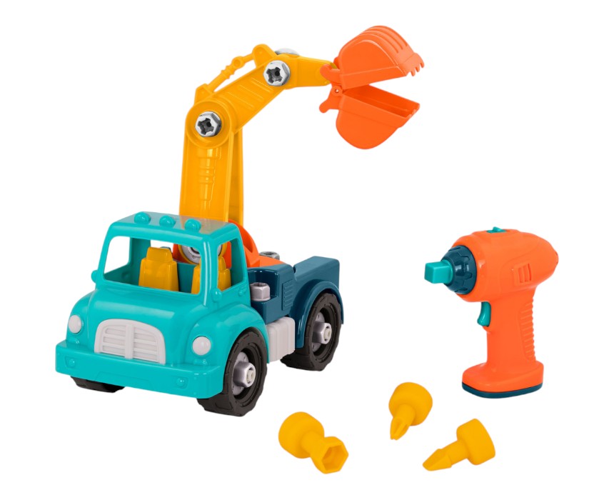 Take-Apart Crane Truck Toy