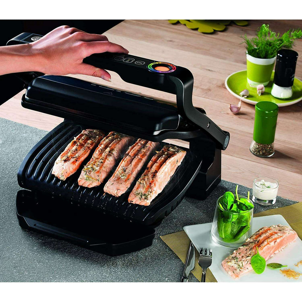 Optigrill+ Indoor Electric Grill contact grill Optigrill+ Indoor Electric Grill Optigrill+ Indoor Electric Grill Tefal