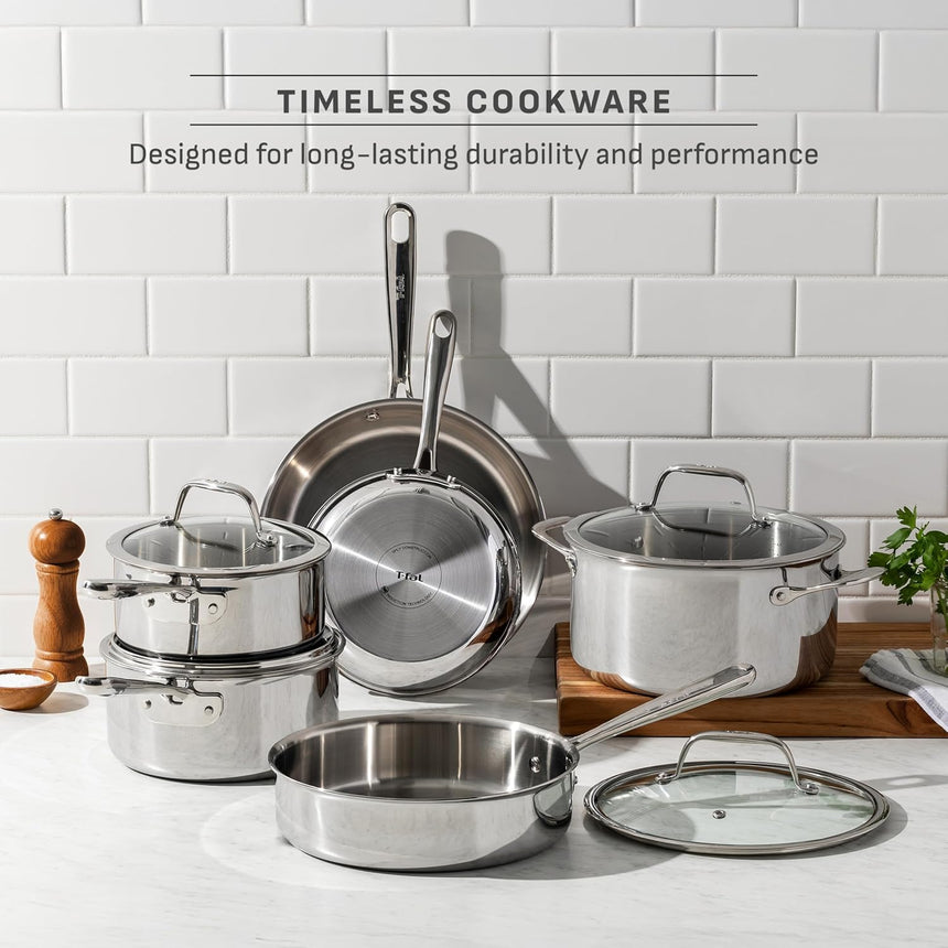 Tefal Pro Tri-Ply Stainless Steel Cookware