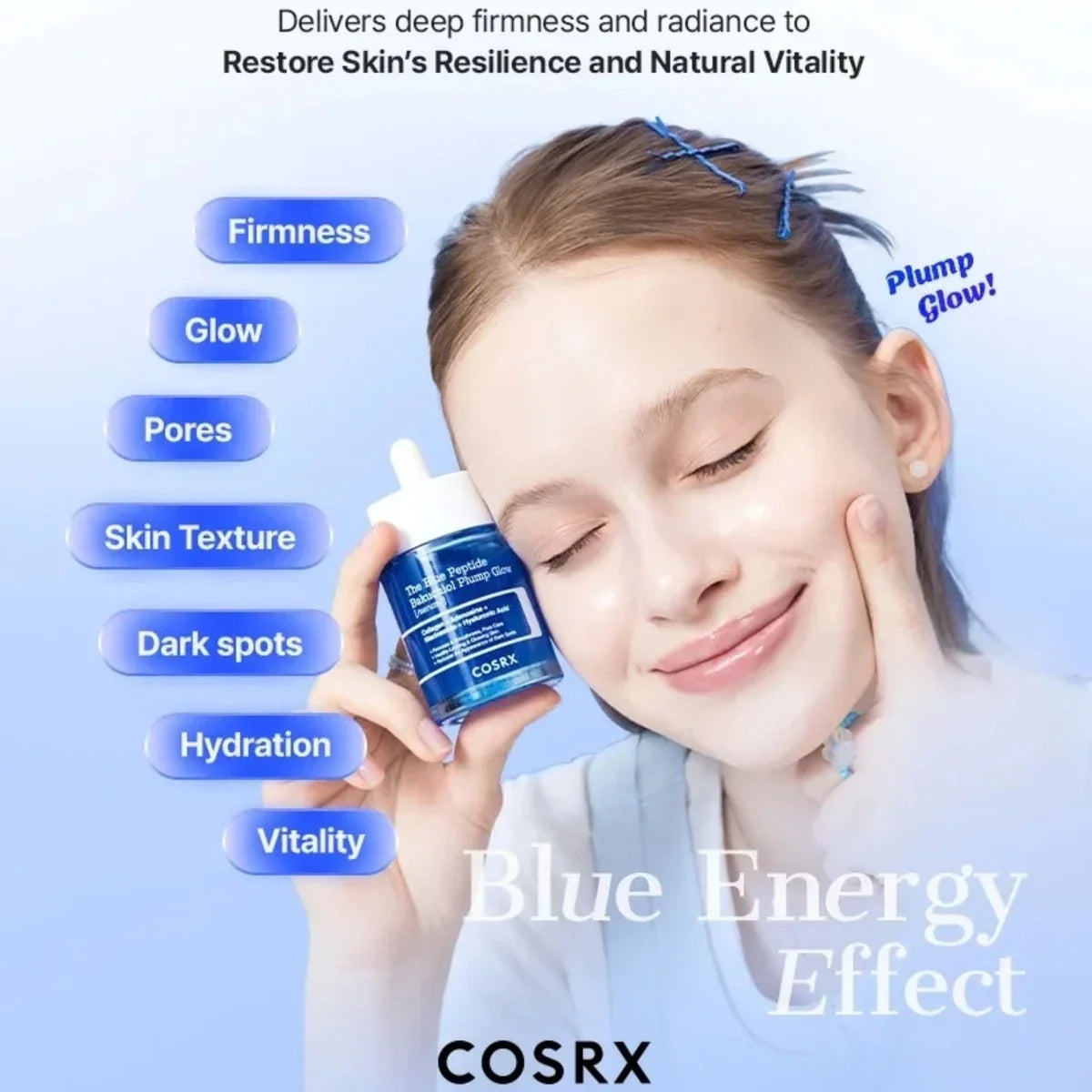 The Blue Peptide Bakuchiol Plump Glow Serum 50ml