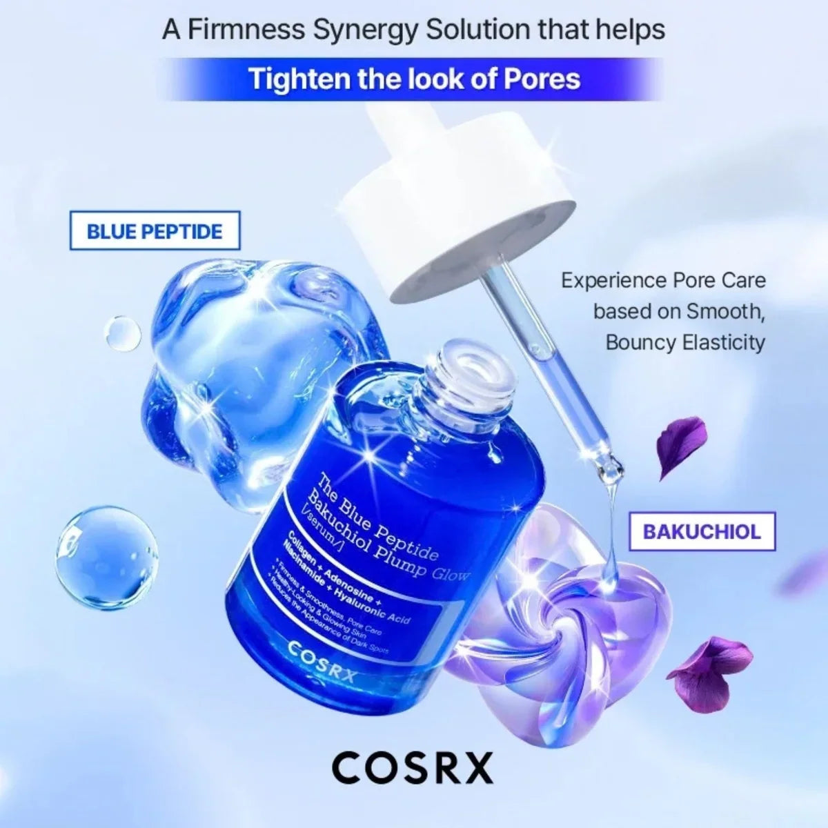 The Blue Peptide Bakuchiol Plump Glow Serum 50ml