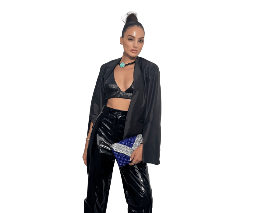 The V Envelope Clutch Bag