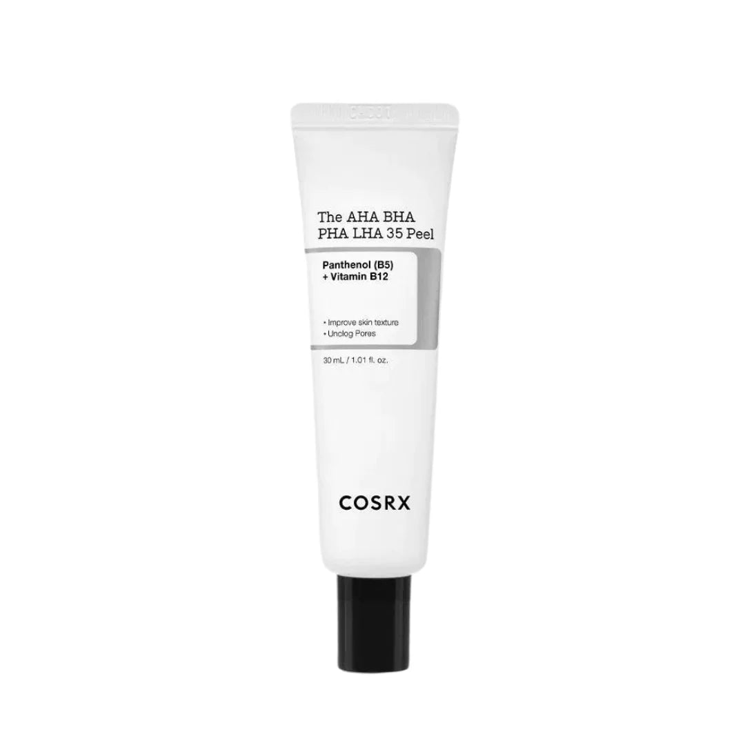 The AHA, BHA, PHA, LHA, 35 peel panthenol B5+ Vitamin B12 30 ml