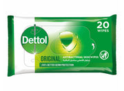 Dettol Antibacterial Wipes 20 Pieces
