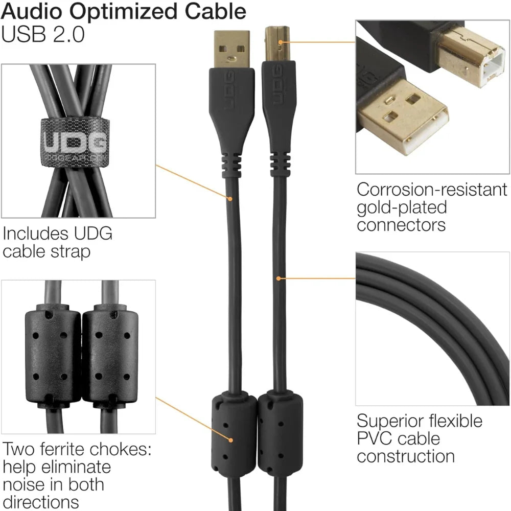 UDG Ultimate Audio Cable USB 2.0 A-B 2m