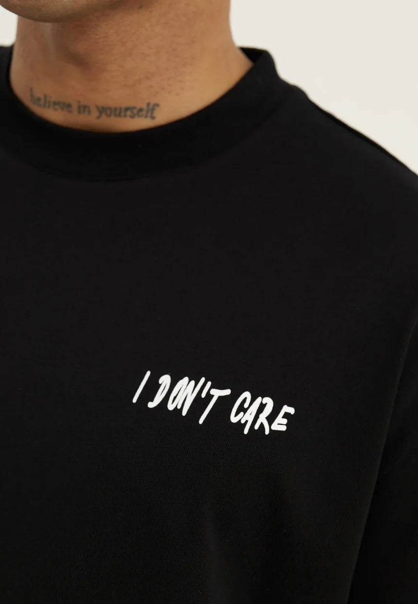 Yourturn Don't Care T-Shirt Black