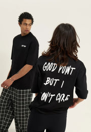 Yourturn Don't Care T-Shirt Black