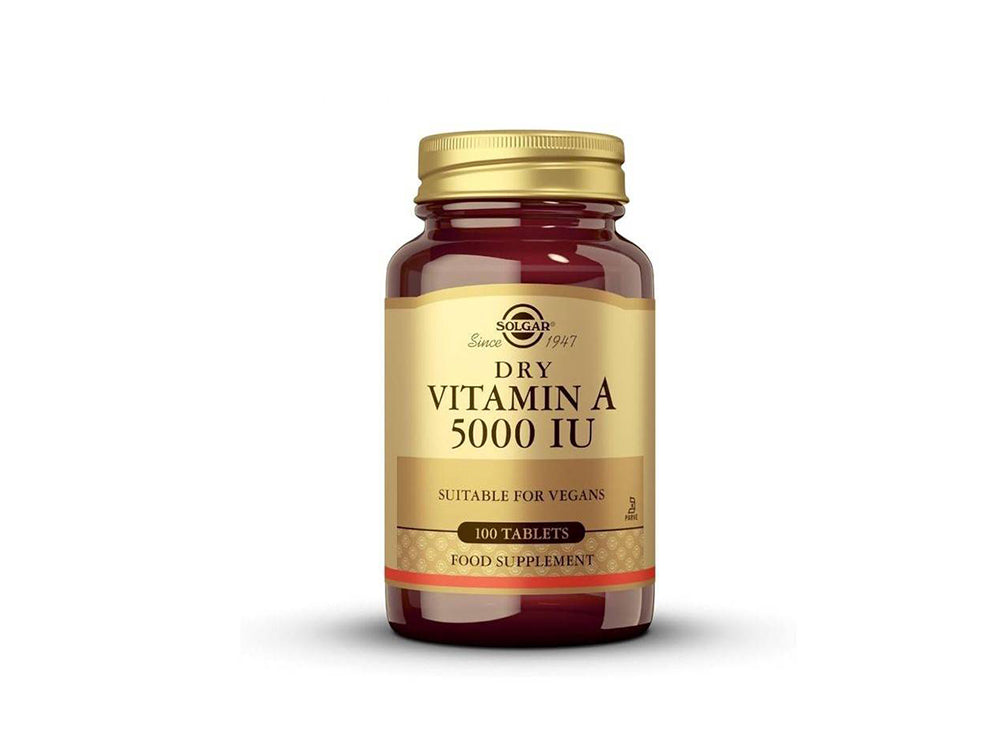 Solgar Dry Vitamin A 1500 Mcg 5000 Iu 100 Pieces
