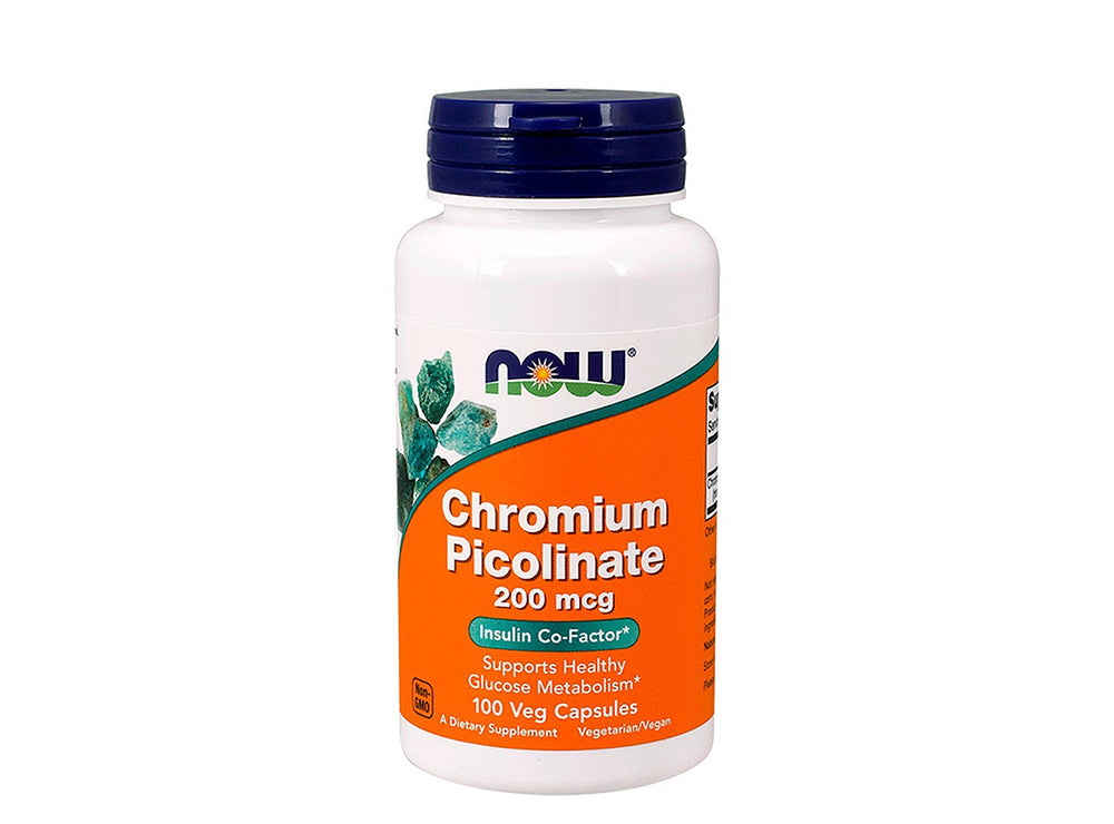 Now Chromium Picolinate 200 mcg 100 Capsules