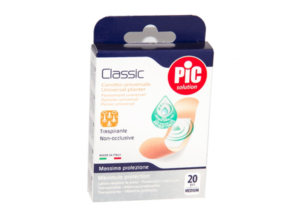 Pic Classic Plast Strip Medium 20 Pieces
