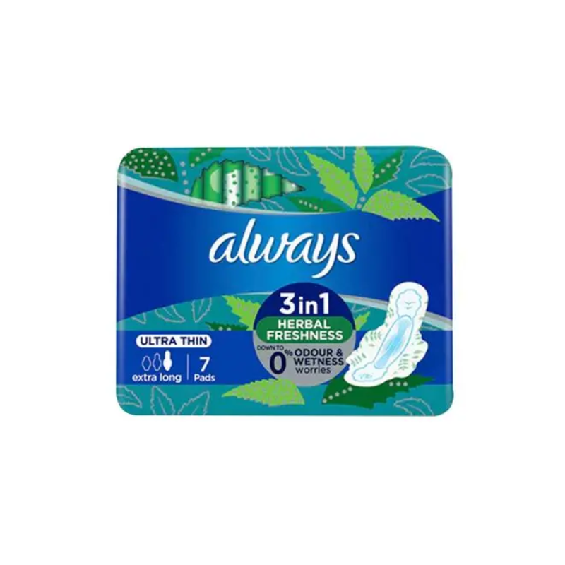 Always Ultra Thin Long Pads 7s