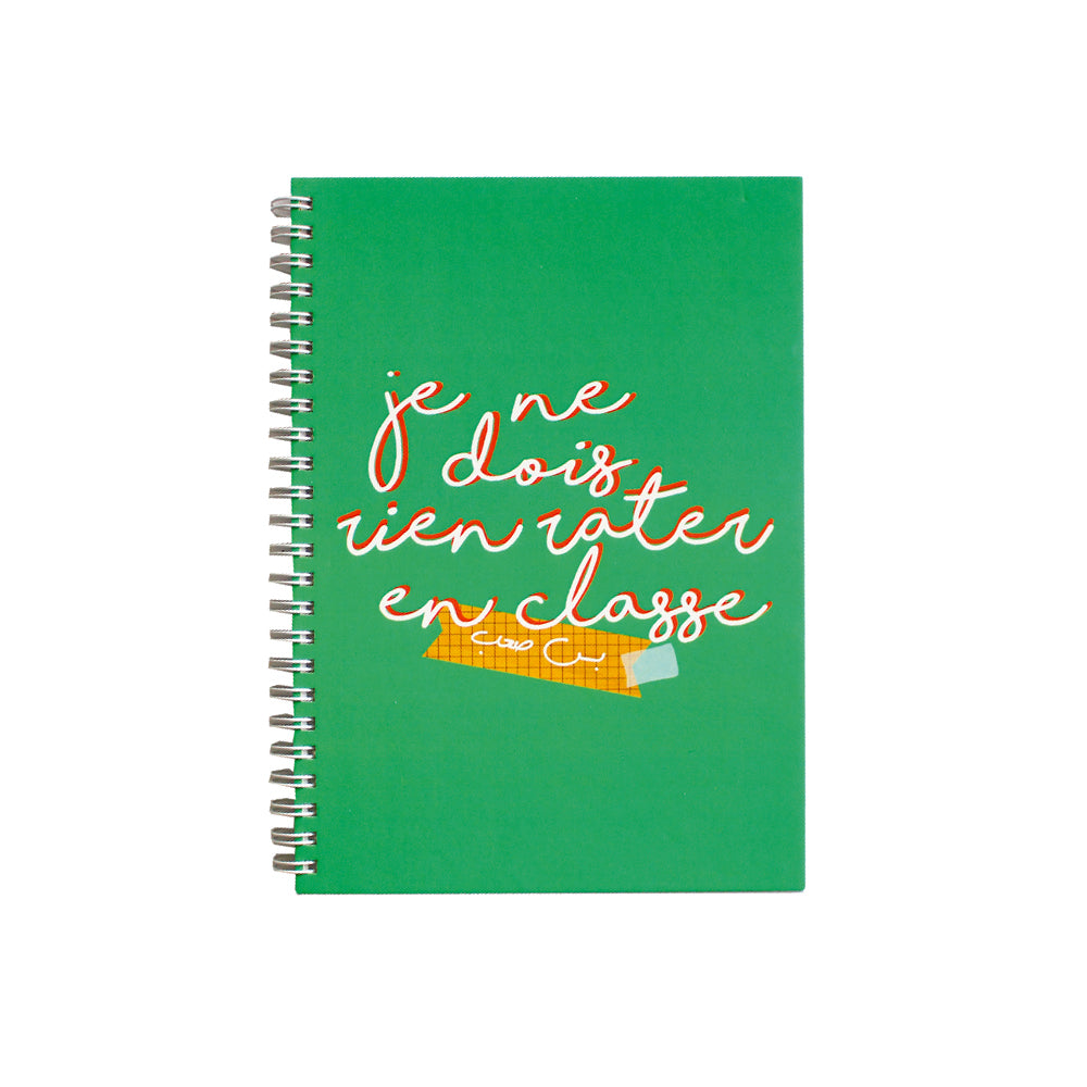 Monthly Planner: Je Ne Dois Rien Rater En Classe, بس صعب